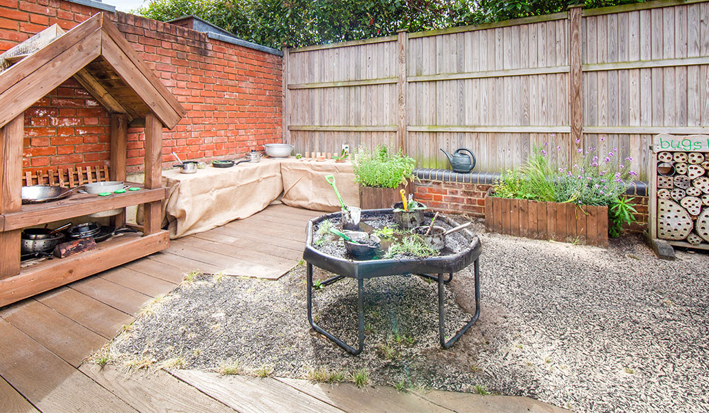 Kingston Day Nursery and Preschool - Mud Kitchen