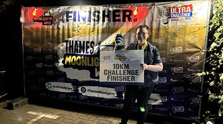 Nursery Manager Completes Thames Moonlight Charity Walk