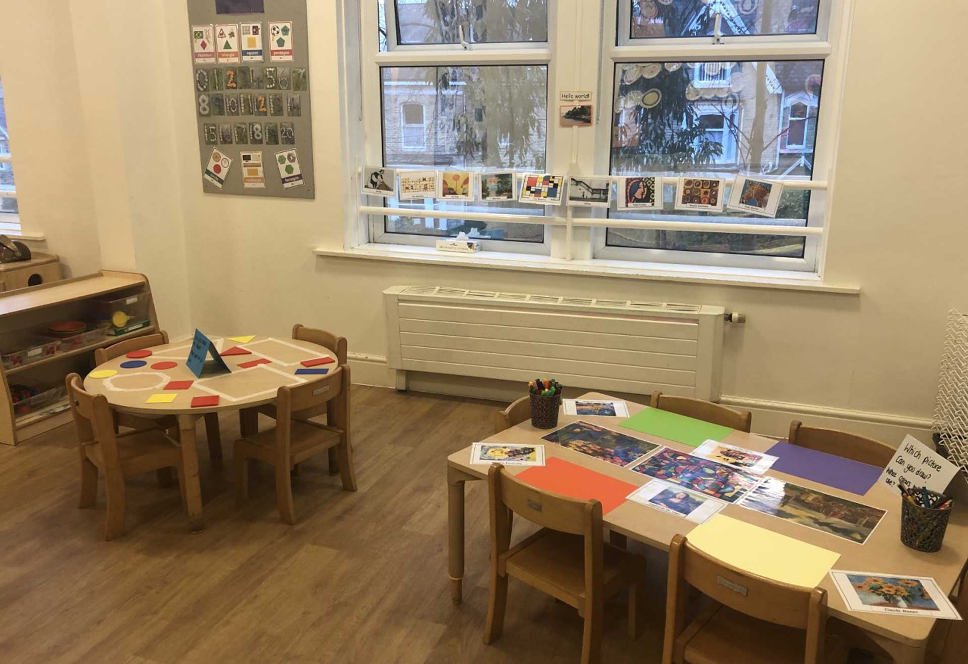 Bright Horizons Teddies Preschool room